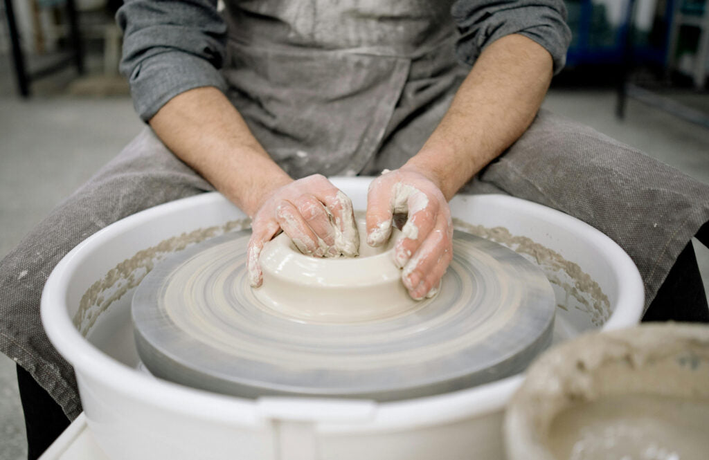 Pottery class - Adult beginner wheel throwing WEDNESDAY 7 pm